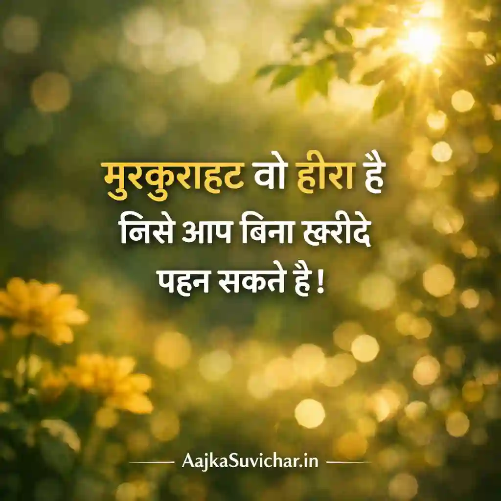 मुस्कुराहट वो हीरा है जिसे आप बिना खरीदे पहन सकते हैं।